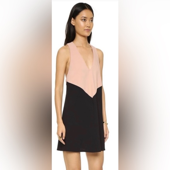 NWT Alice + Olivia Maya Colorblock Trapeze Dress - Picture 1 of 5